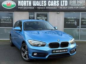 BMW 1 SERIES 2017 (67) at North Wales Car Sales Mochdre