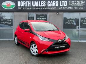 TOYOTA AYGO 2016 (66) at North Wales Car Sales Mochdre