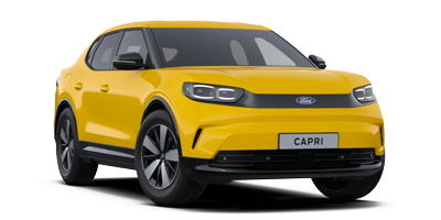 New All-Electric Ford Capri - Vivid Yellow